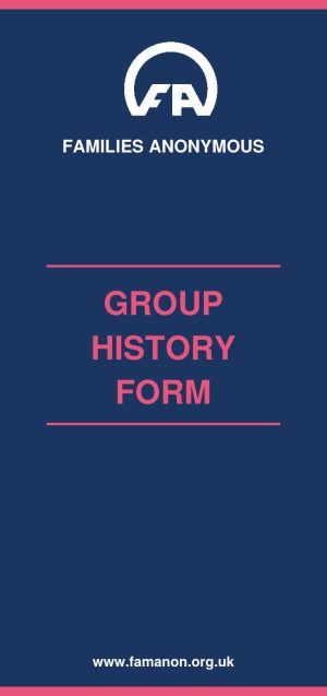 Group History Form (Downloadable Version)