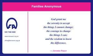 Serenity Prayer Business Card
